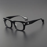 Myrna Acetate Rectangle Glasses Frame Rectangle Frames Southood Black